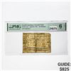 Image 1 : 1761 20 S NC Colonial Note PMG 6 NET