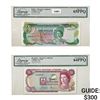 Image 1 : [2] 1978&1980  Belize/Bermuda Banknote Currency Legacy