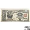 Image 1 : 1891 $1 United States Treasury Note - Large Size