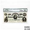 Image 1 : 1862 $100 Con. States of America Note PMG 55 UNC