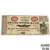 Image 1 : 1854 $100 State of Indiana Stock Bank Note 4