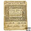 Image 1 : 1780 20 Shillings Connecticut Colonial Note 4