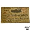 Image 1 : 1862 25C City Council Of Augusta Note 4