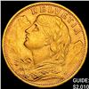 Image 1 : 1935 Switzerland .1867oz Gold 20 Francs UNCIRCULATED