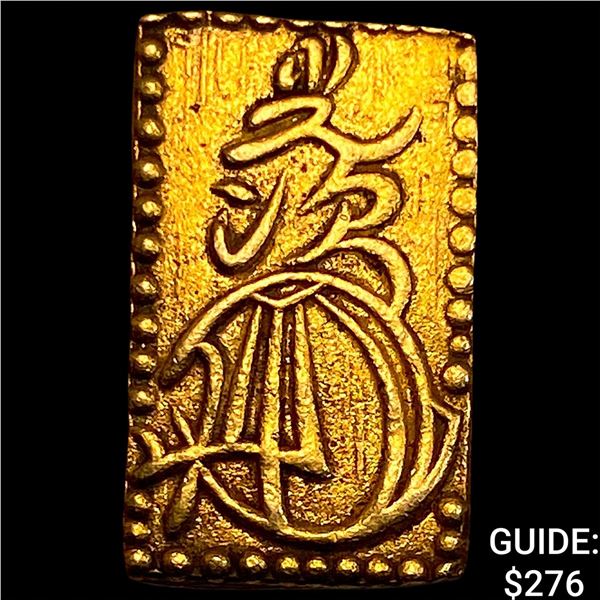 1868-1869 Japan .048oz Gold 2 Bu CLOSELY UNCIRCULATED