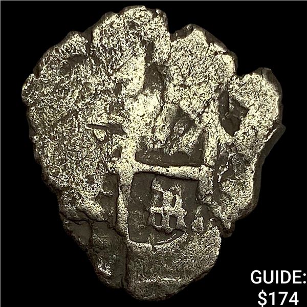 1500's-1600's Spanish Colonial Silver Reales Cob NEARLY UNCIRCULATED