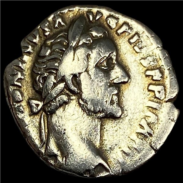 Roman Antoninus Pius, 138-161 AD Silver Denarius NEARLY UNCIRCULATED