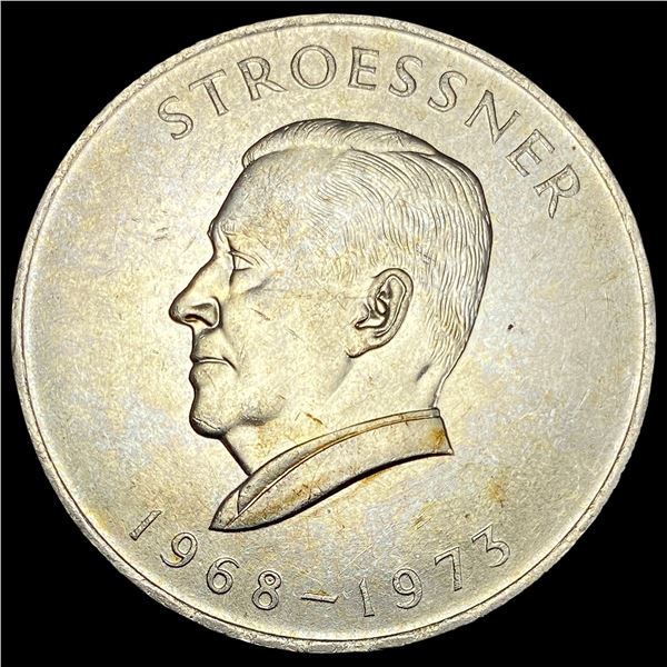 1973 Portugal Silver 300 Guaranies UNCIRCULATED