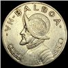 Image 1 : 1934 Panama Silver Balboa CLOSELY UNCIRCULATED