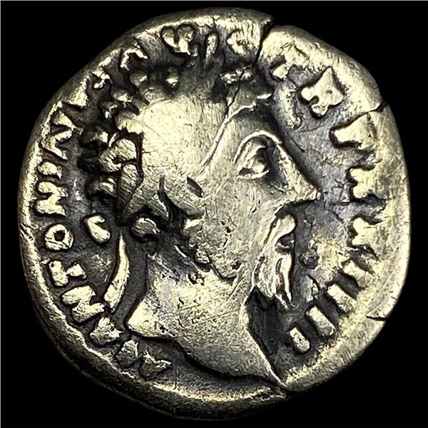 Roman Commodus, 177-192 Silver Denarius NEARLY UNCIRCULATED