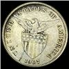 Image 2 : 1907-S Philippines Silver Peso NEARLY UNCIRCULATED