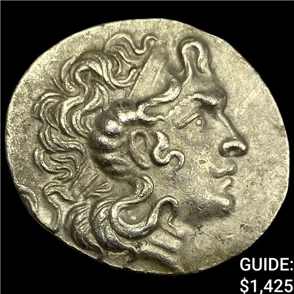 Thrace Lysimachus, 305-281 BC Silver Tetradrachm CLOSELY UNCIRCULATED