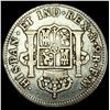 Image 2 : 1787Mo FM Mexico SIlver 2 Reales NEARLY UNCIRCULATED