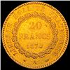 Image 2 : 1874-A France .1867oz Gold 20 Francs UNCIRCULATED