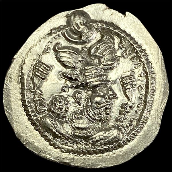 Sasanian Peroz I 457/9-484 AD Silver Drachm UNCIRCULATED