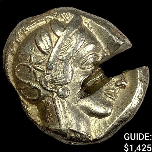 Athens 440-404 BC Silver Tetradrachm CLOSELY UNCIRCULATED
