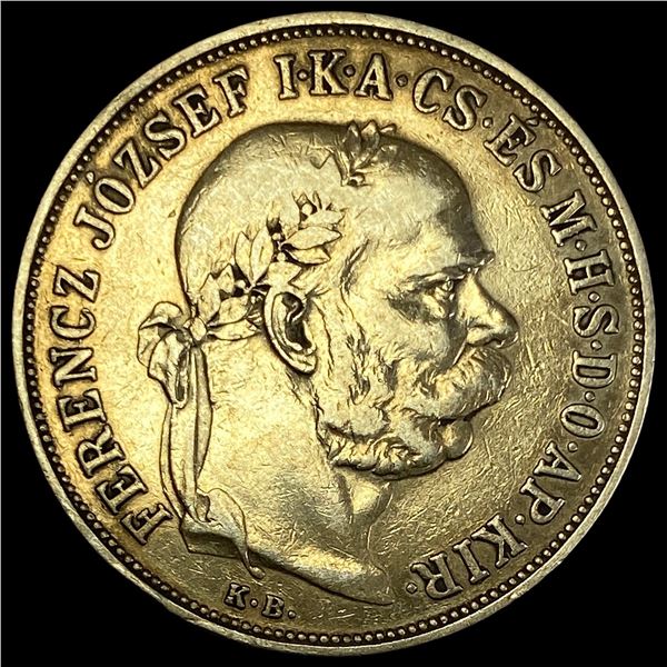 1900 Austria Silver 5 Corona CLOSELY UNCIRCULATED