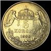 Image 2 : 1900 Austria Silver 5 Corona CLOSELY UNCIRCULATED