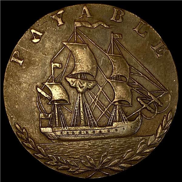 1794 Hampshire Portsea 1/2 Penny CLOSELY UNCIRCULATED