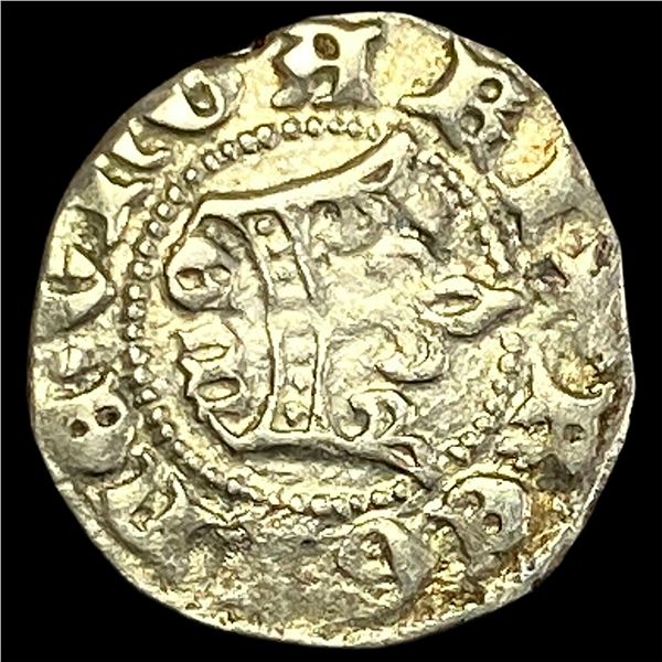1385-1395 Hungary Maria Silver Denar CHOICE AU
