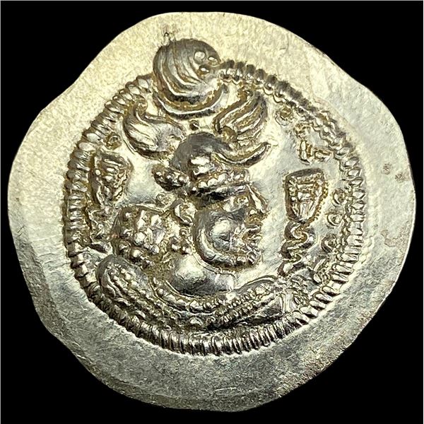Sasanian Peroz I 457/9-484 AD Silver Drachm UNCIRCULATED