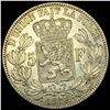 Image 2 : 1872 Belgium Silver 5 Francs CLOSELY UNCIRCULATED