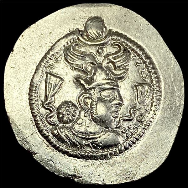 Sasanian Peroz I 457/9-484 AD Silver Drachm UNCIRCULATED