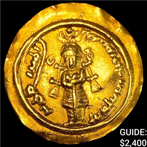 Sasanian Boran 630-631 AD Gold Dinnar UNCIRCULATED