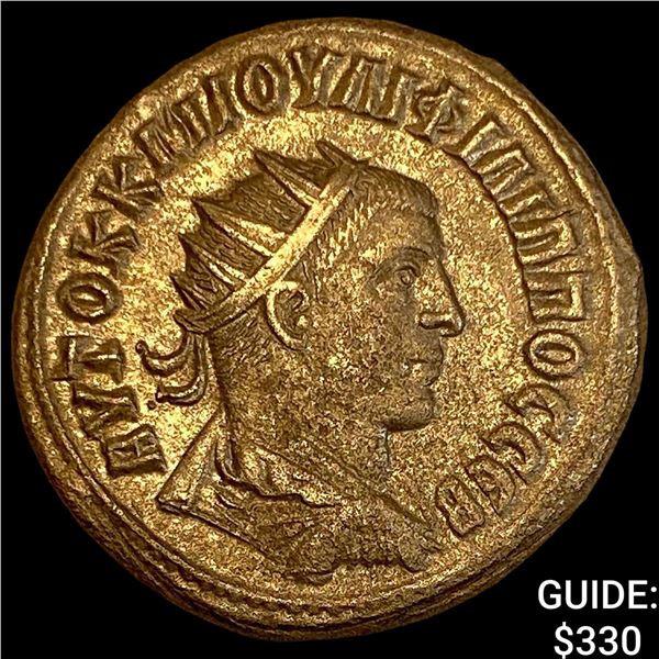 Roman Philip II 247-249 AD Silver Tetradrachm UNCIRCULATED