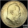 Image 1 : 1911 Germany Bavaria Silver 3 Riechsmark CLOSELY UNCIRCULATED