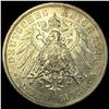 Image 2 : 1911-A Germany Silver 3 Reichsmark CLOSELY UNCIRCULATED