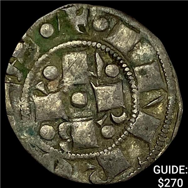 1362-1370 Urban V Silver Bolognino NEARLY UNCIRCULATED