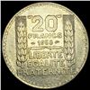 Image 2 : 1938 France Silver 20 Francs CHOICE AU