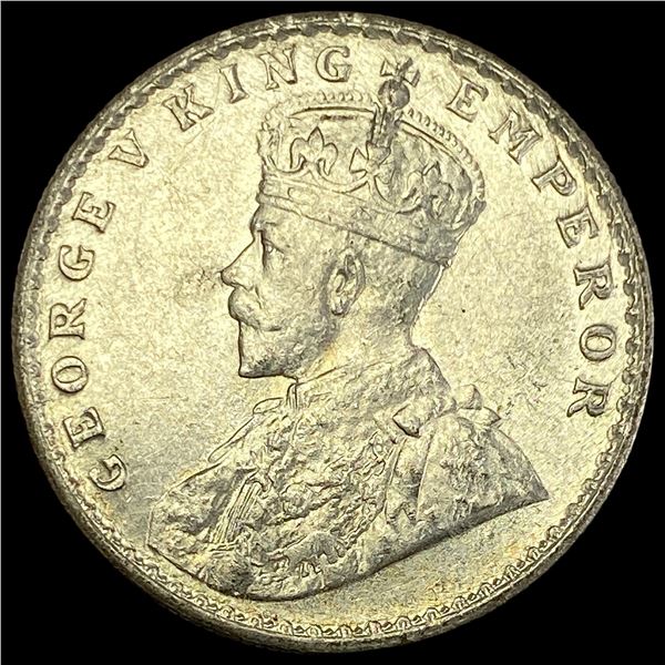 1919 India Geo V Silver 1 Rupee UNCIRCULATED