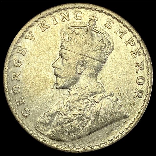 1919 India Geo V Silver 1 Rupee UNCIRCULATED