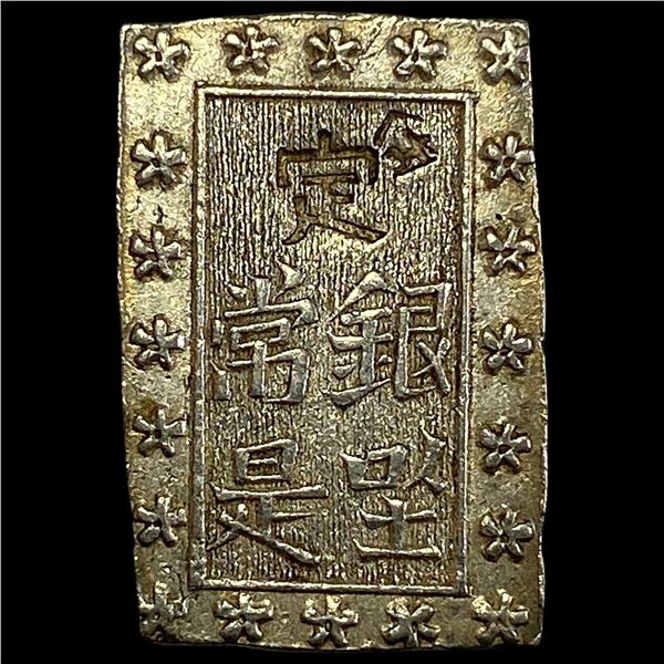 1859-1868 Japan Silver Bu CLOSELY UNCIRCULATED