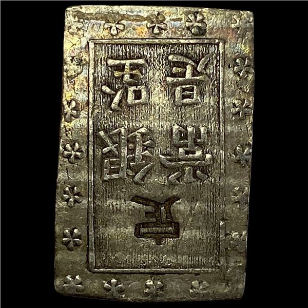 1859-1868 Japan Silver Bu CLOSELY UNCIRCULATED