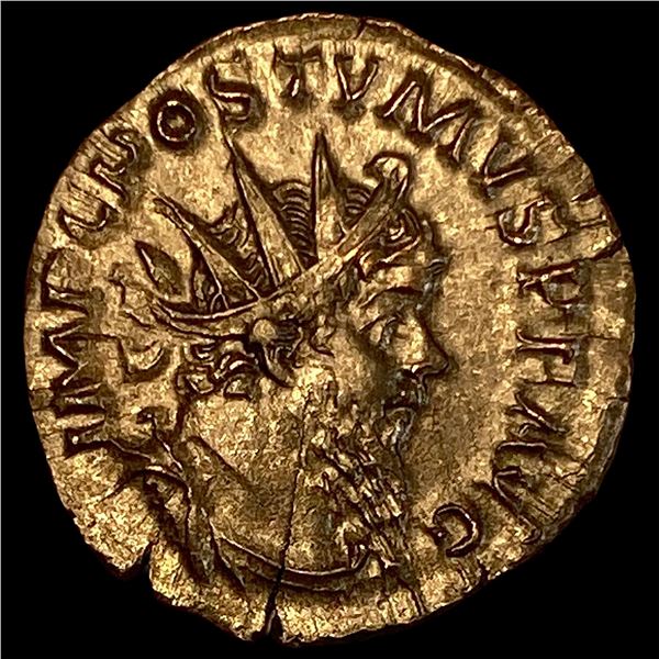 Roman Postumus 260-269 AD BI Dbl Denarius CHOICE AU