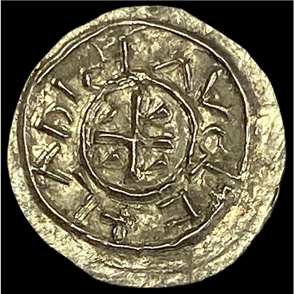 1095-1114 Hungary Colaman Silver Denar UNCIRCULATED