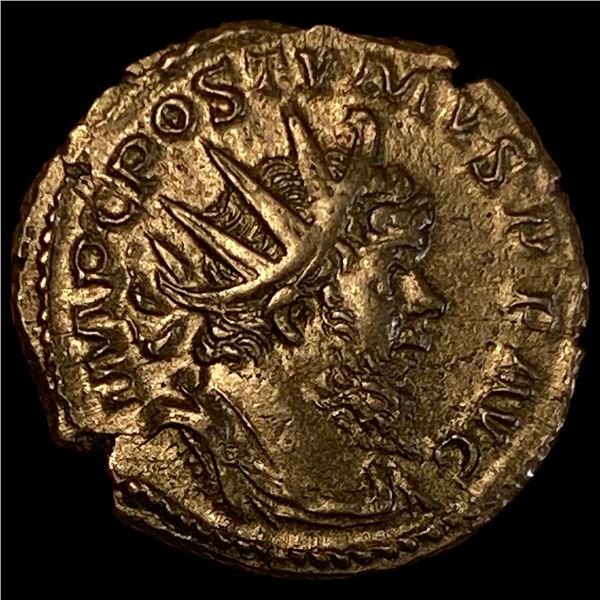 Roman Postumus 260-269 AD BI Dbl Denarius CHOICE AU