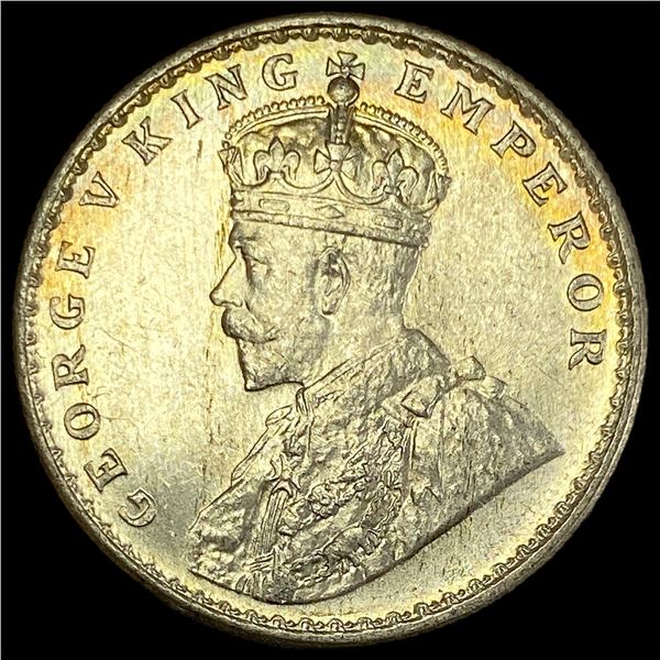 1919 India Geo V Silver 1 Rupee UNCIRCULATED