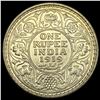 Image 2 : 1919 India Geo V Silver 1 Rupee UNCIRCULATED