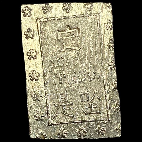 1859-1868 Japan Silver Bu CLOSELY UNCIRCULATED