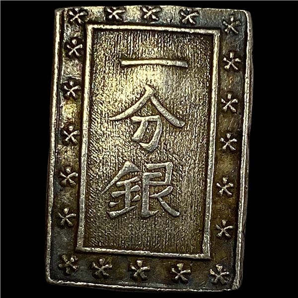 1859-1868 Japan Silver Bu CLOSELY UNCIRCULATED