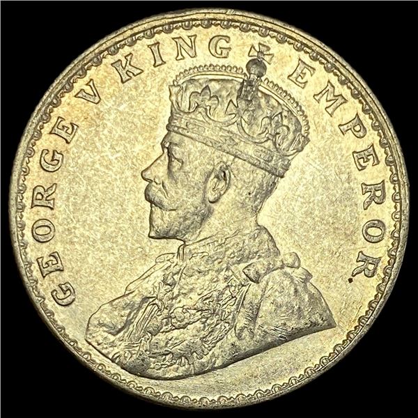 1919 India Geo V Silver 1 Rupee UNCIRCULATED