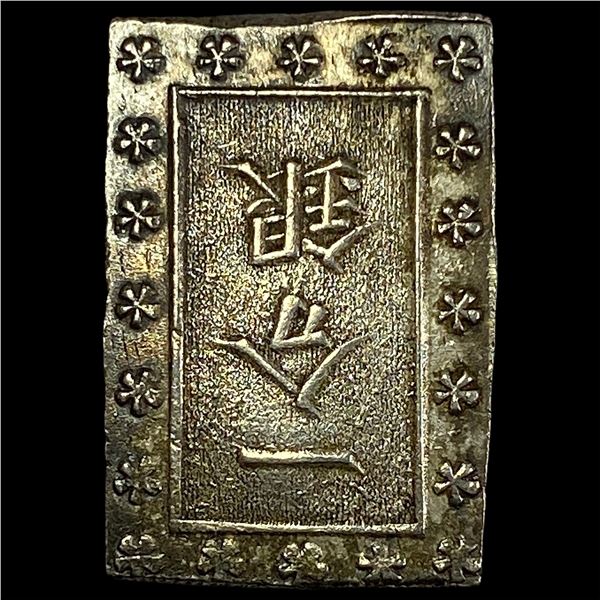 1859-1868 Japan Silver Bu CLOSELY UNCIRCULATED