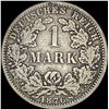 Image 1 : 1876-A Germany Silver 1 Reichsmark NEARLY UNCIRCULATED