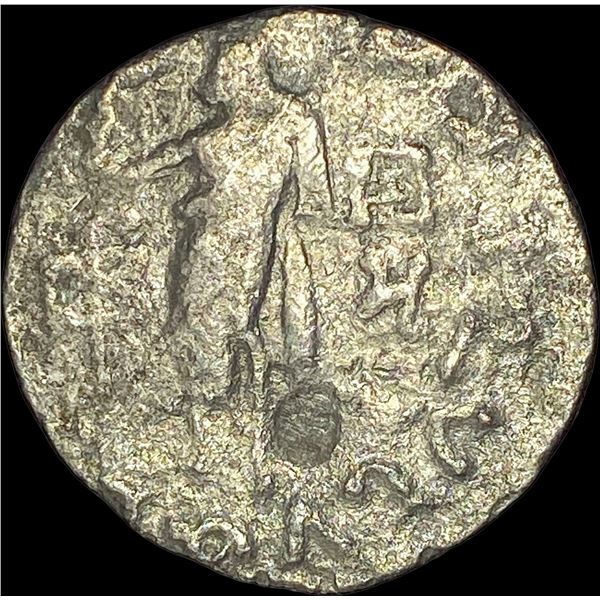 Indo-Scythian Azes I/II, 58 BC Silver Tetradrachm LIGHTLY CIRCULATED