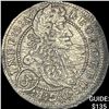 Image 1 : 1655-1705 Hungary Silver 3 Kreuzer CLOSELY UNCIRCULATED