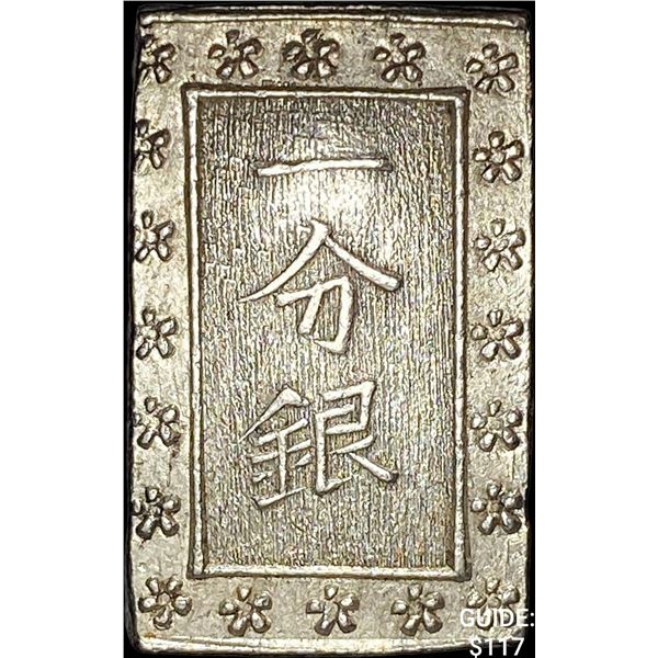 1859-1868 Japan Silver Bu UNCIRCULATED